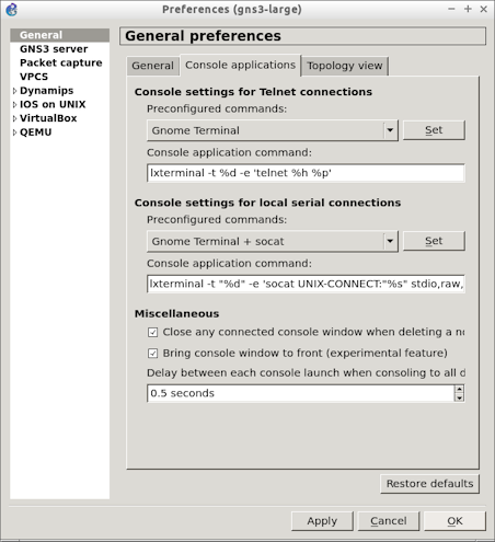 Configure lxterminal